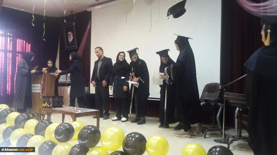 برگزاری جشن فارغ التحصیلی 3