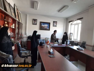 جلسه معارفه مسئول بسیج دانشجویی آموزشکده فنی دختران خوانسار    4