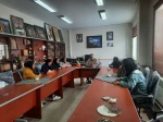 برگزاری  جلسه هماهنگی ریاست آموزشکده با دانشجویانی که به عنوان عوامل اجرایی در انتخابات مشارکت دارند. 2