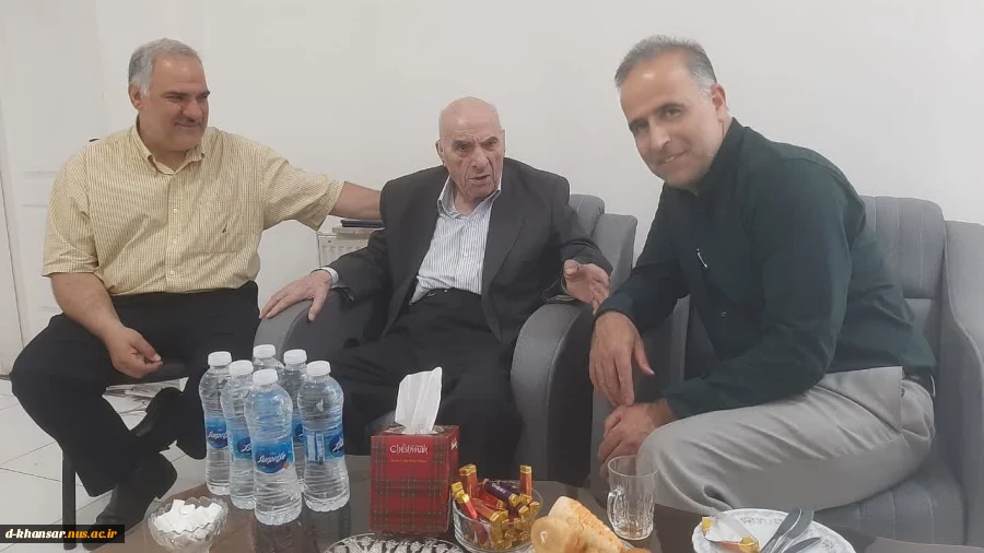 دیدار رئیس آموزشکده ملی مهارت دختران خوانسار با خیر والا مقام جناب آقای حاج سید تقی هاشمی                                                                                                                   2
